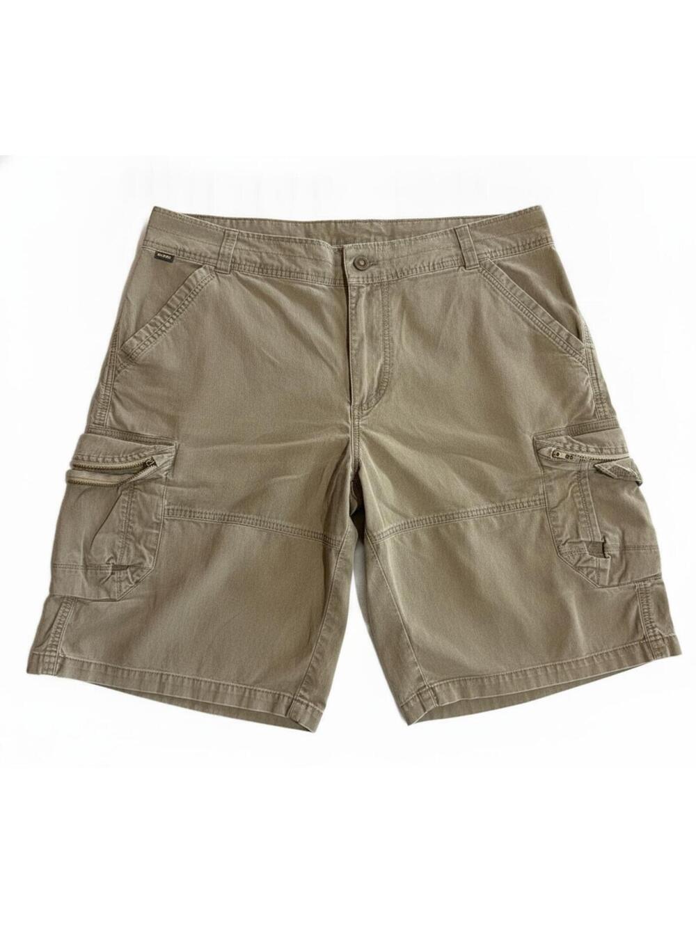 Kuhl Khaki Cargo Shorts Men's Waist 40 Outdoor Utility Pockets
